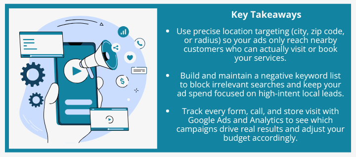 Google Ads for Local Business Key Takeaways
